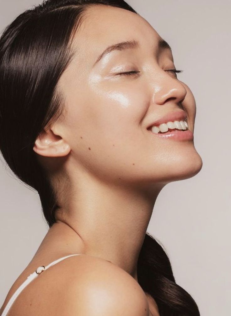 Portrait with radiant skin